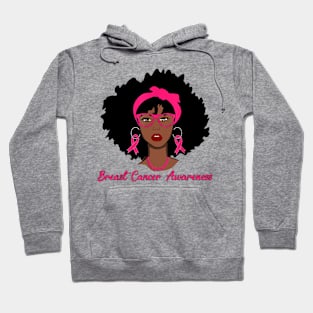 Breast Cancer Black Girl Hoodie